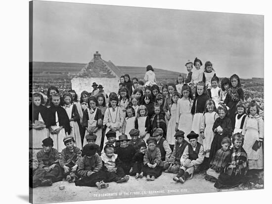 Inhabitants of Aranmore, Ireland, C.1895-Robert John Welch-Stretched Canvas