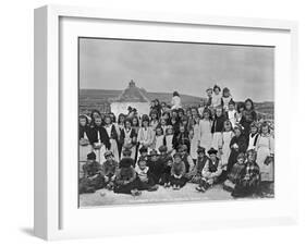 Inhabitants of Aranmore, Ireland, C.1895-Robert John Welch-Framed Giclee Print