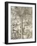 Inhabitants of Cape Verde Making Drinks from Palm Trees, Engraving from Universal Cosmology-Andre Thevet-Framed Giclee Print