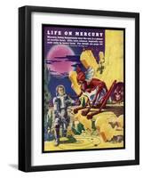 Inhabitants of Mercury-Frank R. Paul-Framed Art Print