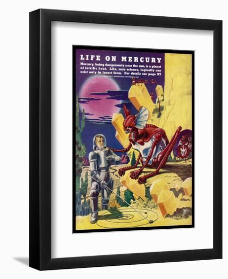 Inhabitants of Mercury-Frank R. Paul-Framed Art Print