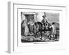 Inhabitants of the Coast, Mexico, 1872-null-Framed Giclee Print