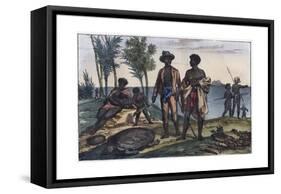 Inhabitants of the Islands of Cape Verde-Stefano Bianchetti-Framed Stretched Canvas