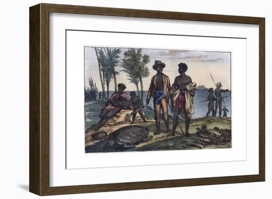 Inhabitants of the Islands of Cape Verde-Stefano Bianchetti-Framed Giclee Print