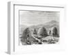 Inhabited Huts on Uig, Island of Lewis in the Outer Hebrides in 1859, from 'scottish Pictures…-null-Framed Giclee Print
