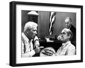 Inherit The Wind, Spencer Tracy, Harry Morgan, Fredric March, 1960-null-Framed Photo