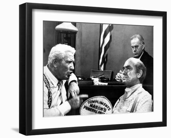 Inherit The Wind, Spencer Tracy, Harry Morgan, Fredric March, 1960-null-Framed Photo