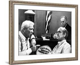 Inherit The Wind, Spencer Tracy, Harry Morgan, Fredric March, 1960-null-Framed Photo