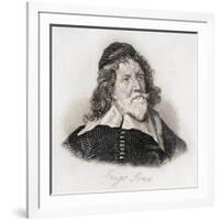 Inigo Jones, engraving-J.W. Cook-Framed Giclee Print