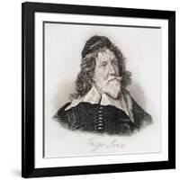 Inigo Jones, engraving-J.W. Cook-Framed Giclee Print