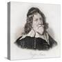 Inigo Jones, engraving-J.W. Cook-Stretched Canvas