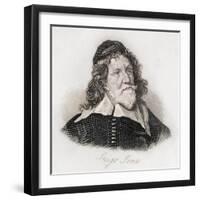 Inigo Jones, engraving-J.W. Cook-Framed Giclee Print