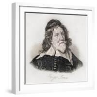 Inigo Jones, engraving-J.W. Cook-Framed Giclee Print