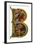Initial B, Bible, Winchester, C1160-1170-null-Framed Giclee Print