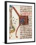 Initial Capital Letter Depicting a Man Being Tortured, Miniature from the Chronicles of Spain, 1344-null-Framed Giclee Print