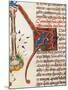 Initial Capital Letter Depicting a Man Being Tortured, Miniature from the Chronicles of Spain, 1344-null-Mounted Giclee Print
