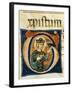 Initial Capital Letter G Depicting the Figure of a Saint-null-Framed Giclee Print