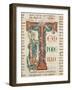 Initial Capital Letter T with Pope Saint Agapetus-null-Framed Giclee Print