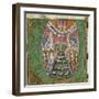 Initial Capital Letter with the Ascension of Christ-null-Framed Giclee Print