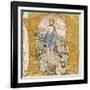 Initial Capital Letter with the Resurrection of Christ-null-Framed Giclee Print