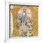 Initial Capital Letter with the Resurrection of Christ-null-Framed Giclee Print
