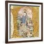 Initial Capital Letter with the Resurrection of Christ-null-Framed Giclee Print