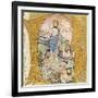 Initial Capital Letter with the Resurrection of Christ-null-Framed Giclee Print