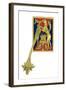 Initial Letter A, 12th Century-Henry Shaw-Framed Giclee Print