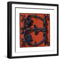 Initial Letter A, Late 15th-Early 16th Century-Henry Shaw-Framed Giclee Print