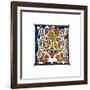 Initial Letter A-Henry Shaw-Framed Giclee Print