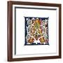 Initial Letter A-Henry Shaw-Framed Giclee Print