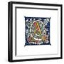 Initial Letter A-Henry Shaw-Framed Giclee Print