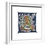 Initial Letter A-Henry Shaw-Framed Giclee Print