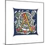 Initial Letter A-Henry Shaw-Mounted Giclee Print