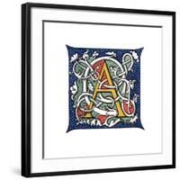 Initial Letter A-Henry Shaw-Framed Giclee Print