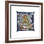 Initial Letter A-Henry Shaw-Framed Giclee Print