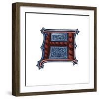 Initial Letter A-Henry Shaw-Framed Giclee Print