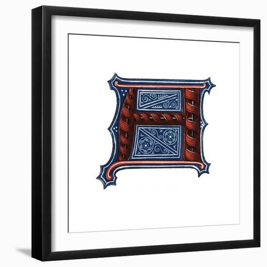 Initial Letter A-Henry Shaw-Framed Giclee Print