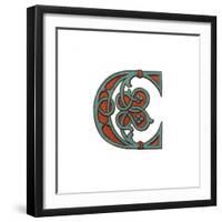 Initial Letter C, 1474-Henry Shaw-Framed Giclee Print