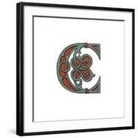 Initial Letter C, 1474-Henry Shaw-Framed Giclee Print