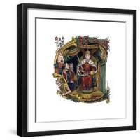 Initial Letter C, 1563-Henry Shaw-Framed Giclee Print