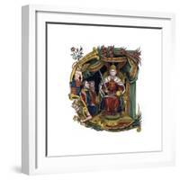 Initial Letter C, 1563-Henry Shaw-Framed Giclee Print