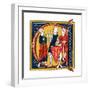 Initial Letter C, Early 14th Century-Henry Shaw-Framed Giclee Print