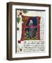 Initial Letter Depicting Aristide-Pietro Candido Decembrio-Framed Giclee Print