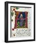 Initial Letter Depicting Aristide-Pietro Candido Decembrio-Framed Giclee Print