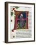 Initial Letter Depicting Aristide-Pietro Candido Decembrio-Framed Giclee Print