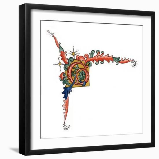 Initial Letter G-Henry Shaw-Framed Giclee Print