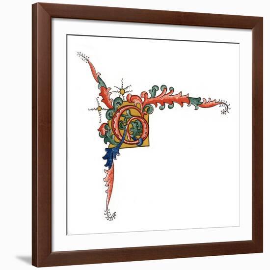 Initial Letter G-Henry Shaw-Framed Giclee Print