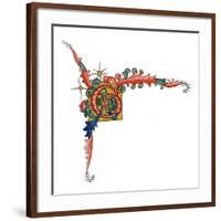 Initial Letter G-Henry Shaw-Framed Giclee Print