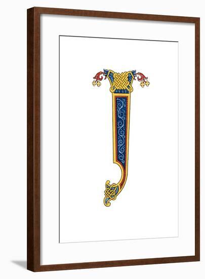 Initial Letter I, 10th Century-Henry Shaw-Framed Giclee Print